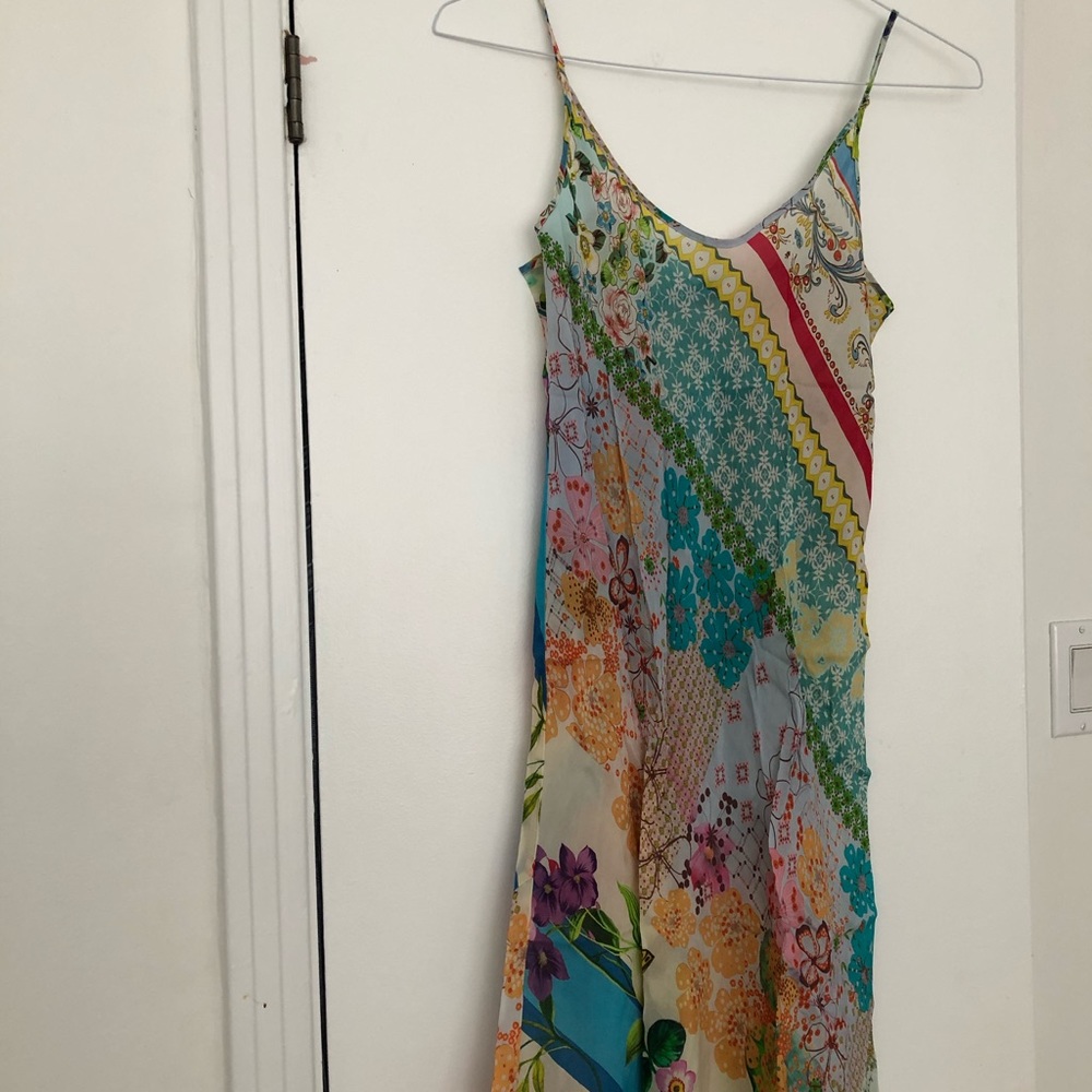 Patterned slip dress